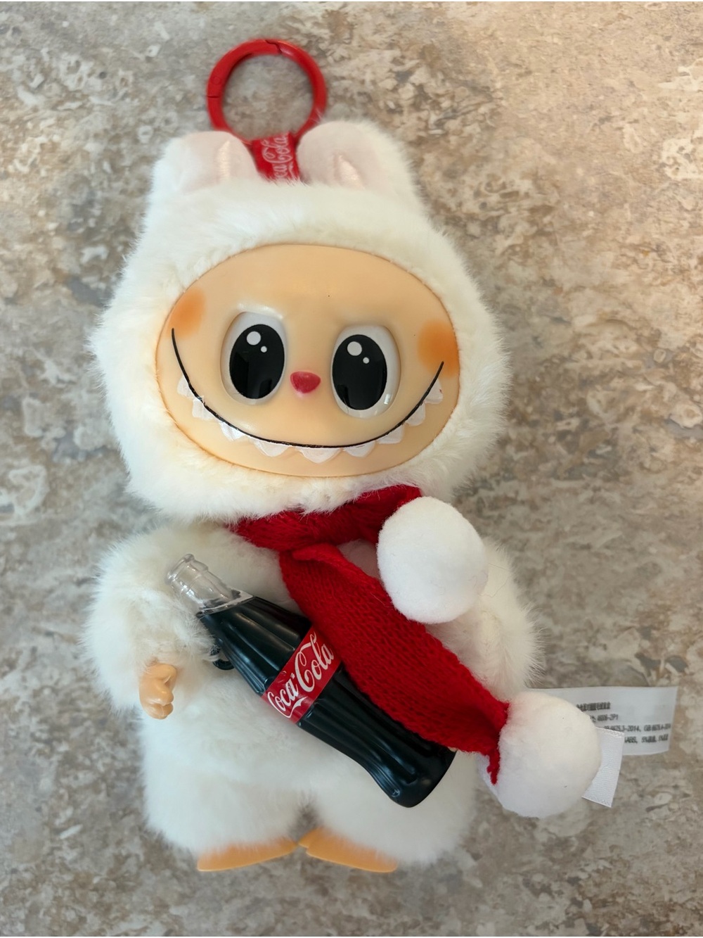 NEW POP MART THE MONSTERS Labubu Coca-Cola Series Plush Keychain
